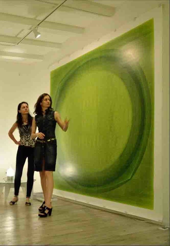 Wall Art Licensing | Art Basel, Miami exhibition | Minimal Art series, graphic art – green